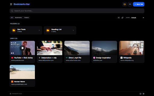 Faviorate — Visual Bookmarks, New Tab & Video Manager screenshot 5