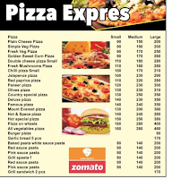 Pizza Express menu 1