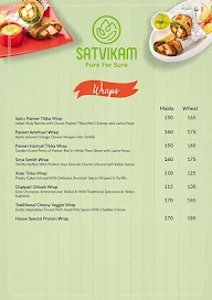 Satvikam menu 1