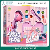 Đồ Chơi Phát Triển Trí Tuệ, Bàn Vẽ Thông Minh Cho Bé Có Đèn Chiếu Sáng, Đèn Chiếu Vẽ Tranh Cho Bé Tập Vẽ Và Tô Bé