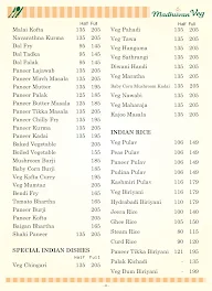 Madhuvan Veg menu 6