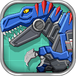 Cover Image of Download Robot Dino T-Rex Attack 1 APK