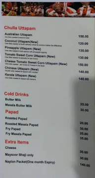 Savna Chulla Dosa & Bhajipav menu 3