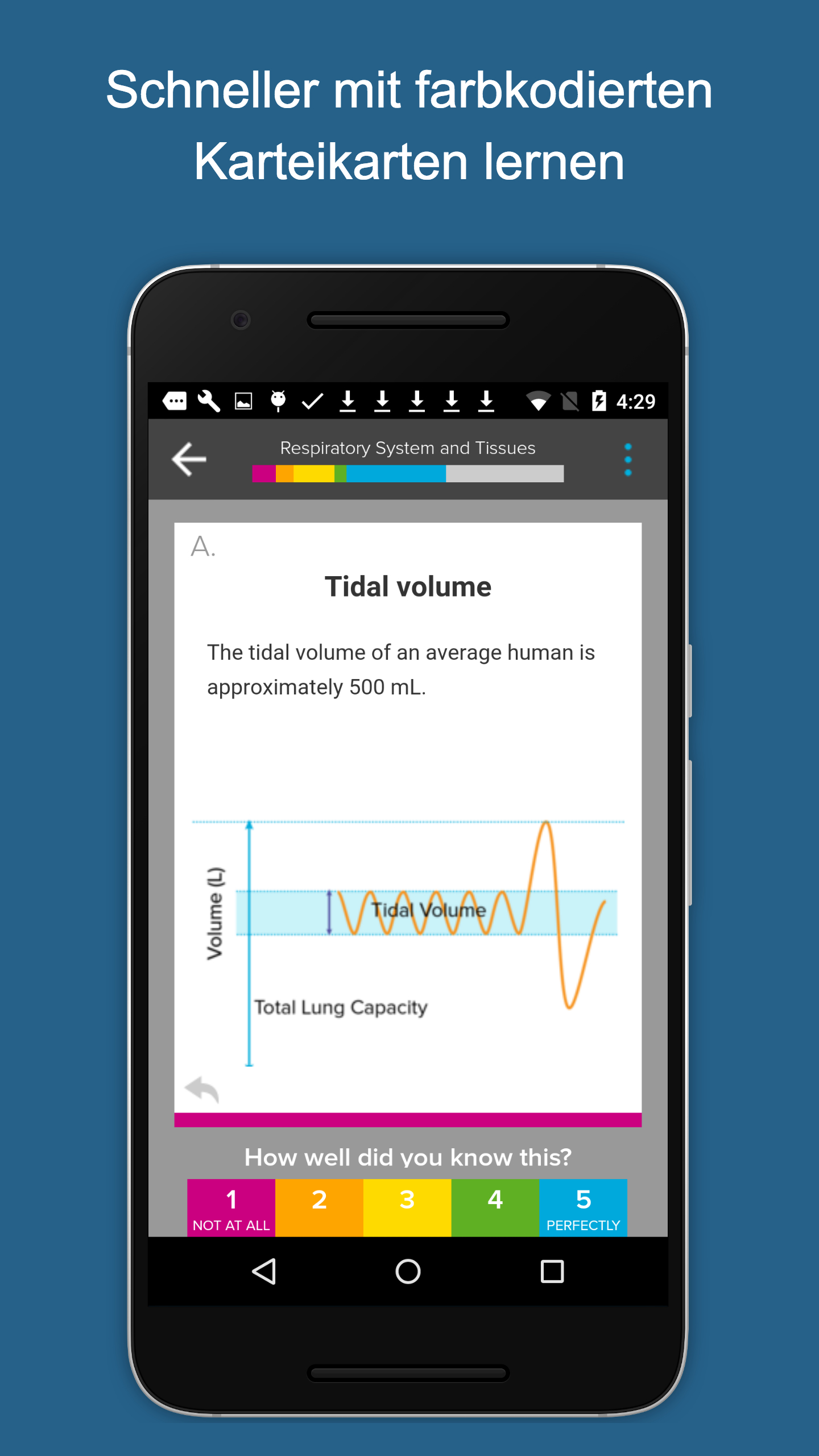 Android application Brainscape Flashcards screenshort