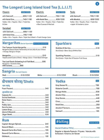 Dreamcann Foods Pvt Ltd menu 