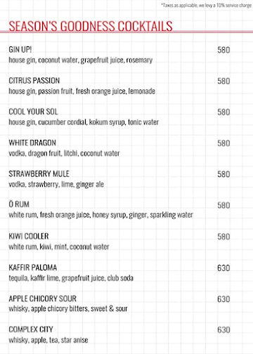 Smoke House Deli menu 