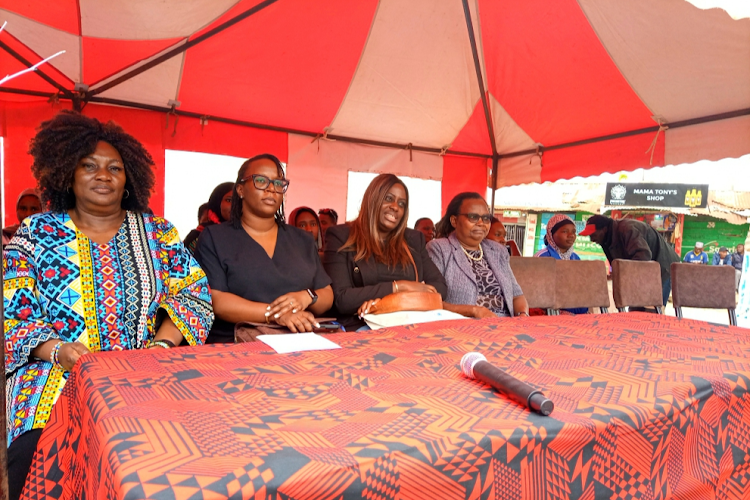 Section members of the Kenya Transitional Justice Network during the Commemoration of the International Day for the Right to the Truth in Kibra on March 26, 2024