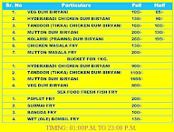 Mh-12 Biryani House & Sea Food Fishes menu 2