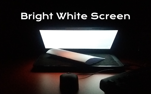 Bright White Screen