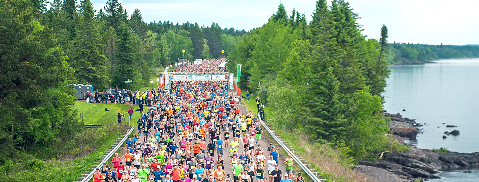 Grandma's Marathon in Duluth because of its crowds and course make it one of the best marathons for beginners.