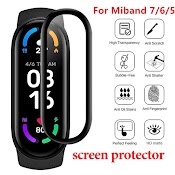 Kính Cường Lực 3D Cho Xiaomi Mi Band 5/6/7