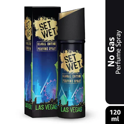 Set Wet Global Edition Perfume Spray For Men - Las Vegas Live - 120 ml