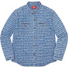 multi type jacquard denim shirt fw22