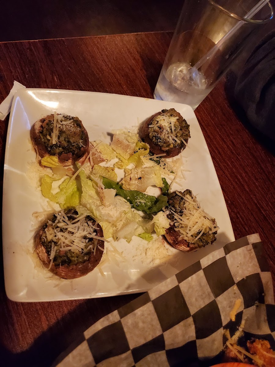 Stuffed mushrooms (minus 1 I ate)