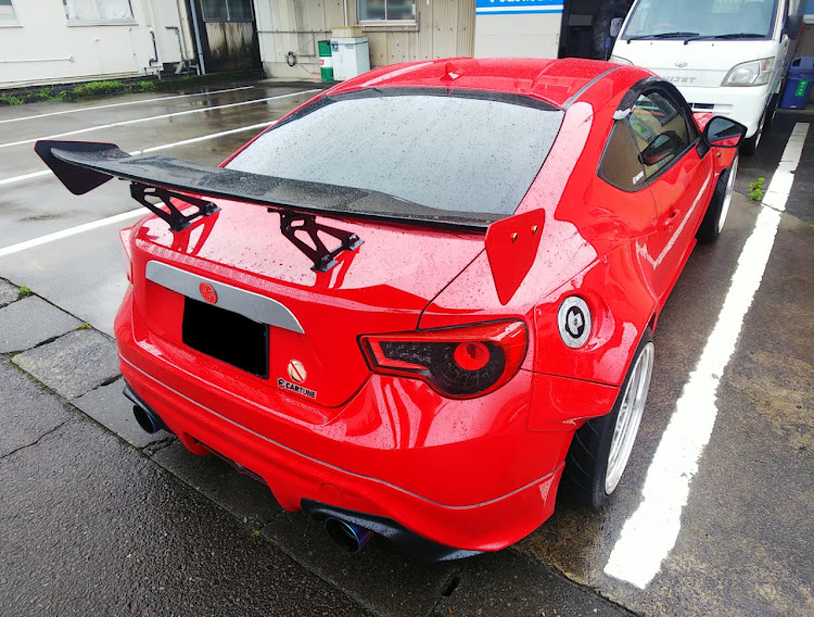 86の8月9日、富山県で86 BRZのイベント・ハチビー愛好会・やっぱりお尻は大事・ロケットバニー・雨に関するカスタム事例の投稿画像2枚目