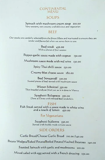 Meiphung menu 