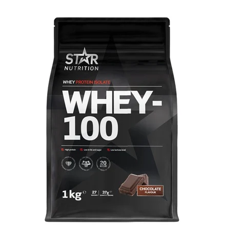 Star Nutrition Whey 100 1kg - Chocolate Peanutbutter