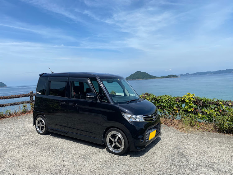 ルークスの海はいいぞぉ🌊・セッタ！うぅ、、セッタ・お題に乗って・いいね＆フォロー＆コメントありがとうございます・海と愛車に関するカスタム事例の投稿画像1枚目