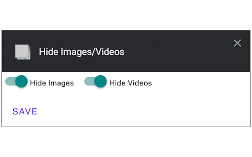 Hide Images/Videos