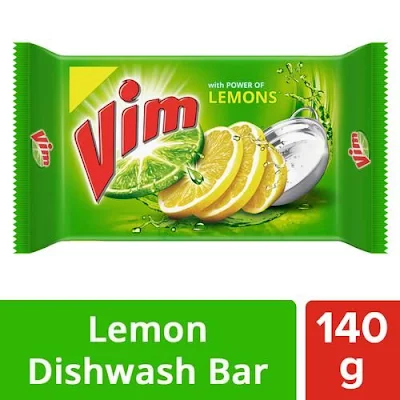 Vim Dishwash Bar Lemon - 140 gm