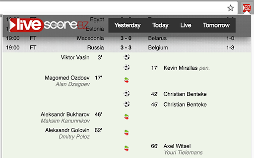 LiveScore.BZ - Live Football Scores