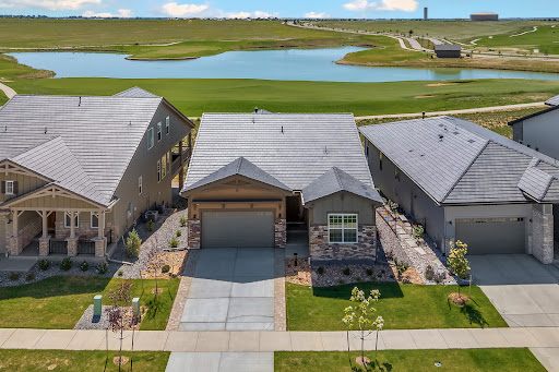 Modern house with garden and lake in this luxury property for sale in Berthoud ($1,075,000)
