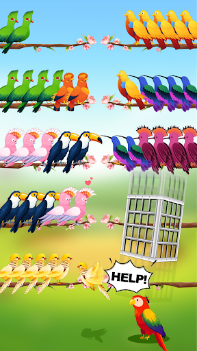 Screenshot Color Bird Sort Puzzle