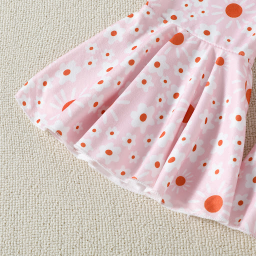Title 6, New Childrens Flower Print Short Sleeve Top an...