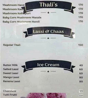 Shakuntala Pure Veg Restaurant menu 