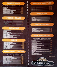 Cafe Inc menu 2