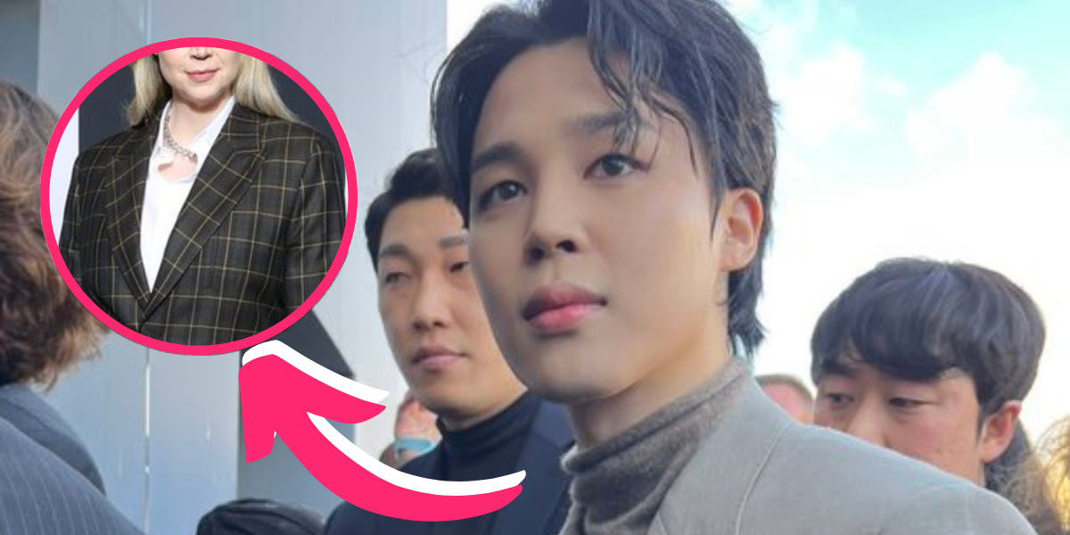 BTS star Jimin attends the Dior Homme Menswear Fall-Winter fashion