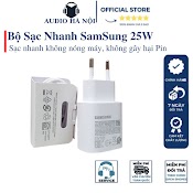 Sạc Nhanh Samsung 25W Chân Cắm Type C Cho Note 10, Note 20, A70, A71, A80, A90, S20, S20+ S20, S10, S9, S8