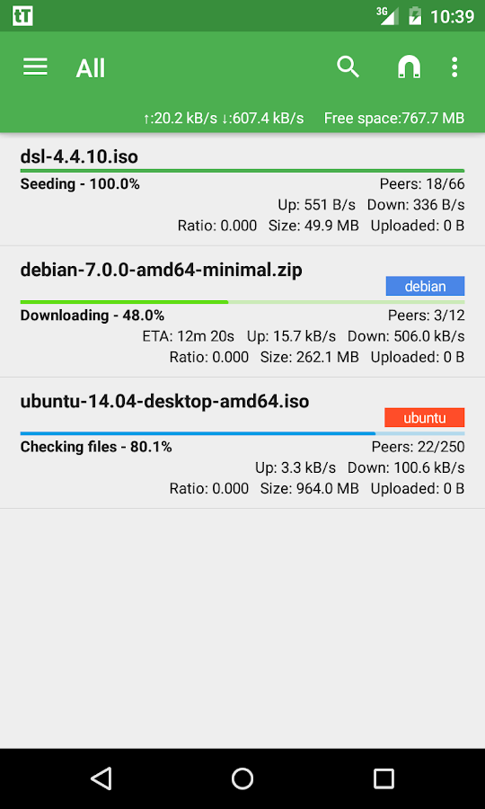 tTorrent Pro - Torrent Client - screenshot