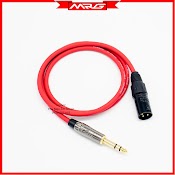 Dây Canon Đực Ra 6 Ly Stereo (Balance) Dài 1Met, 2Met, 3Met, Xlr - M To Trs.