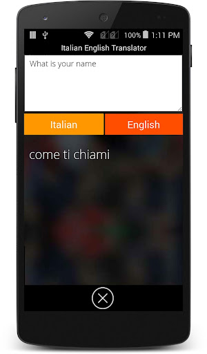 Italian English Translator