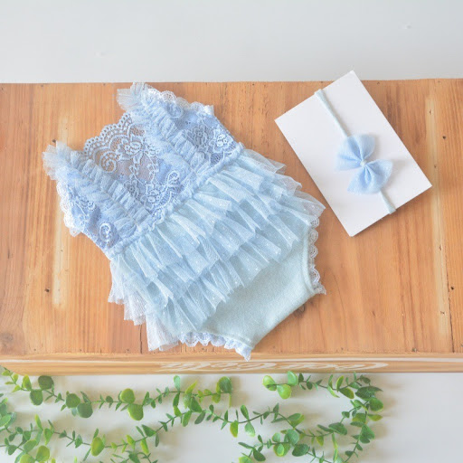Title 10, Lace Pleated Jumpsuit Newborn Baby Photography ...