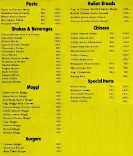 Samosa Street menu 1