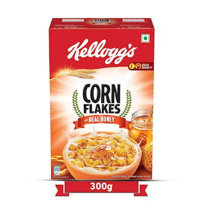 Kelloggs Corn Flakes With Real Honey - 300 gm