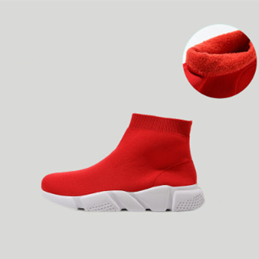 Title 4, New Plush Thickened Casual Flying Woven Shoes F...