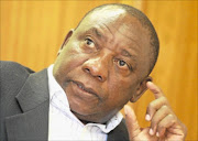 DONE DEAL: CYRIL RAMAPHOSA 
      Photo:  KEVIN  SUTHERLAND