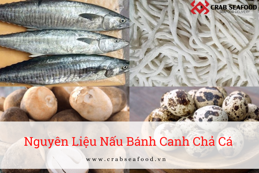 Nguyên liệu làm bánh canh