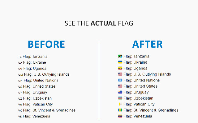 Country Flag Fixer chrome extension