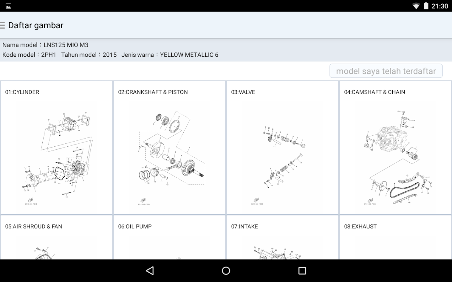 YAMAHA PartsCatalogue IDN Android Apps On Google Play