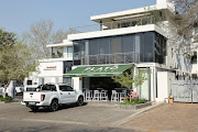 The Plató Coffee shop where businessman Ben Gumbi was executed on Wednesday.