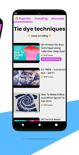 Screenshot Tie dye techniques