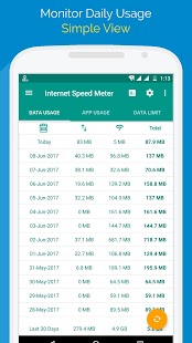 Internet Speed Meter Screenshot