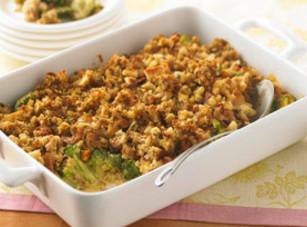 Broccoli Casserole with Stuffing