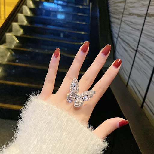 Title 3, Womens Fashion Dignified Hollow Butterfly Shap...
