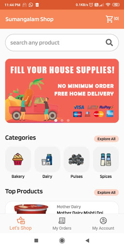 Screenshot Sumangalam - Grocery Delivery 