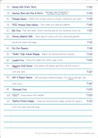 The Bar Stock Exchange menu 2